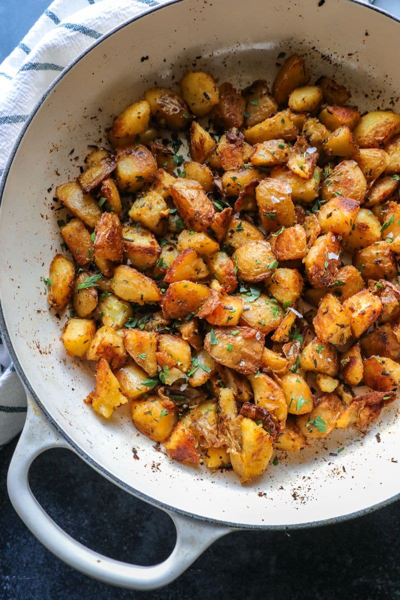 Easy Garlic Herb Roasted Potatoes: Carbs & Veggies in One Dish